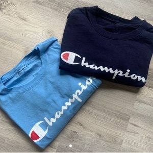 Two champion T-shirt’s